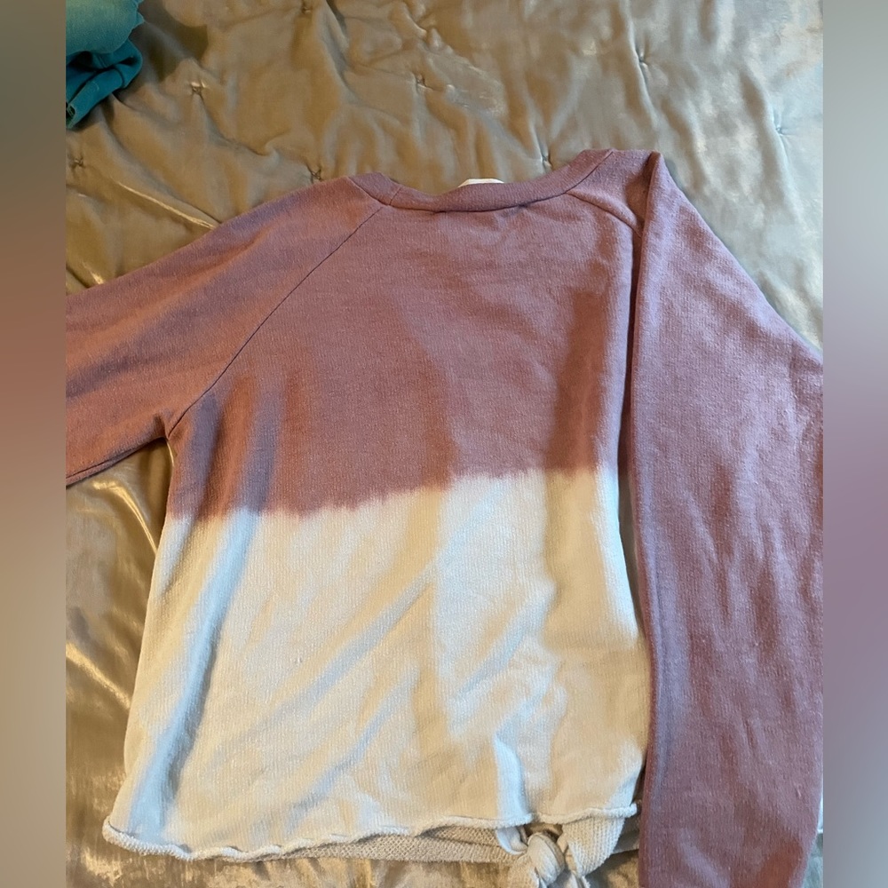 Vintage Havana pink and white ombré top